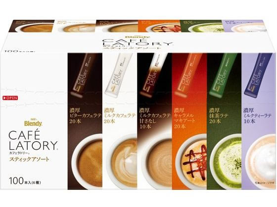 AGF ブレンディ カフェラトリー スティック アソート 100本 通販