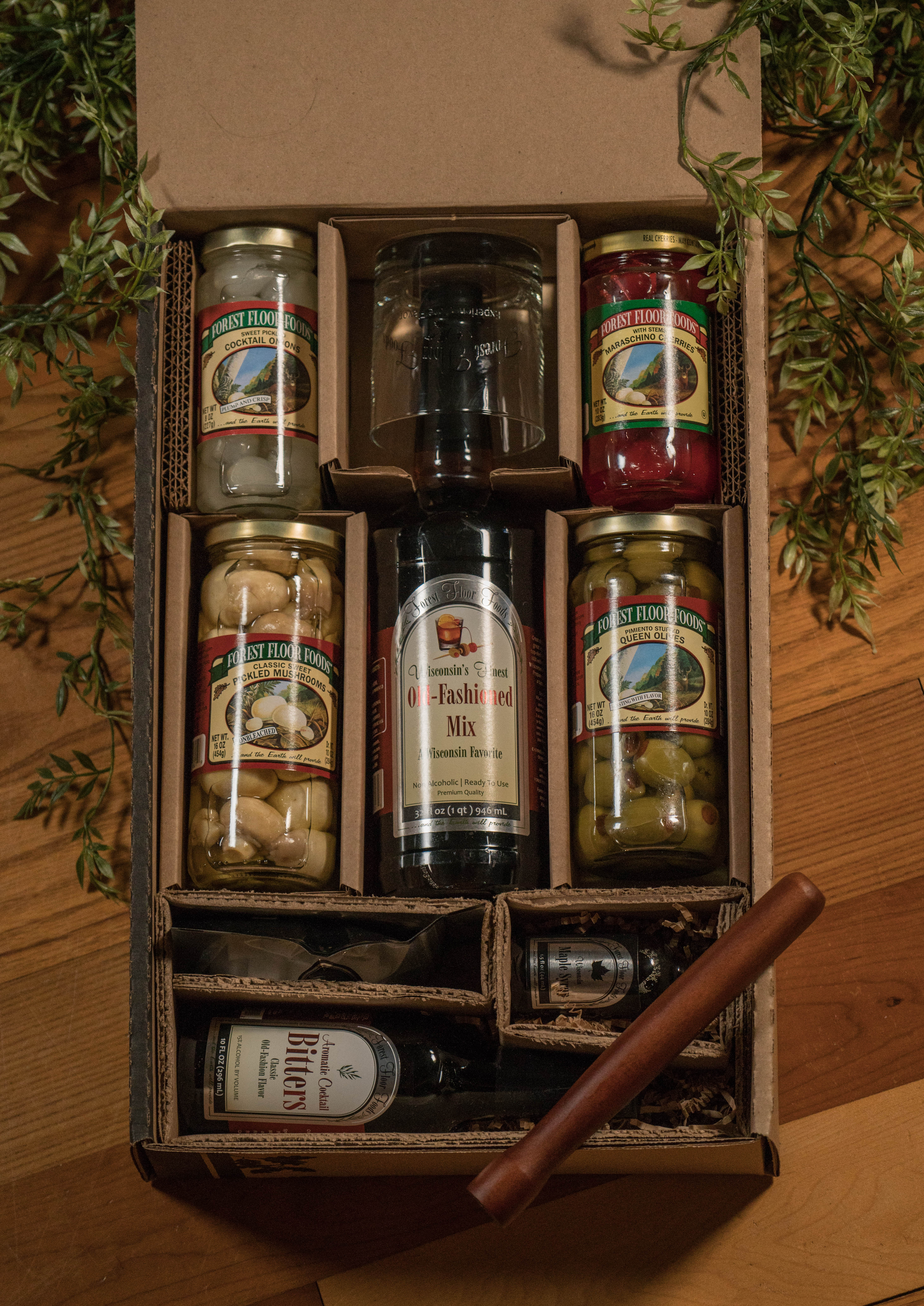 Wisconsin Made Old Fashioned Gift Box | Forest Floor Foods