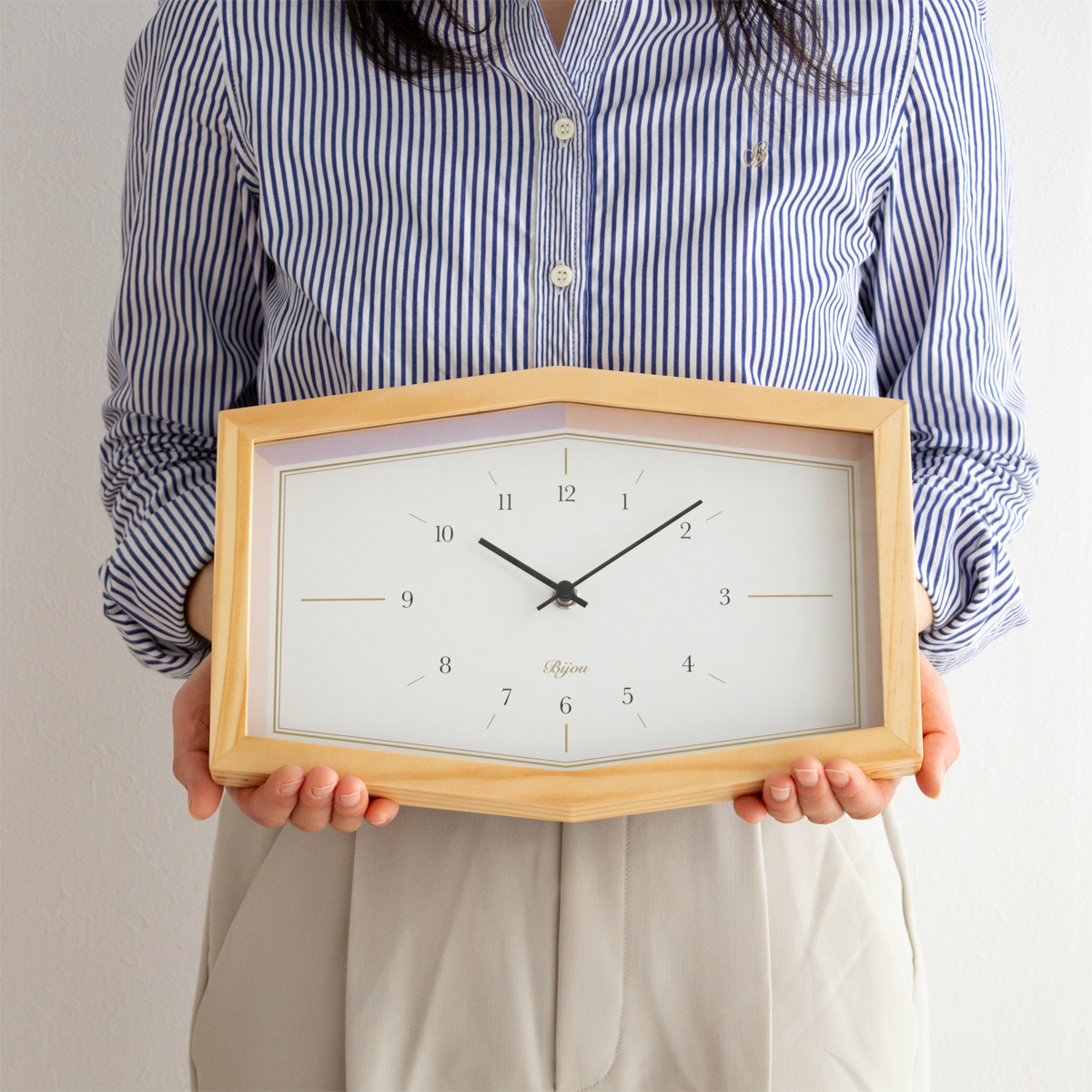 掛け時計 おしゃれ 木製 BIJOU WALL CLOCK ビジュー ウォールクロック