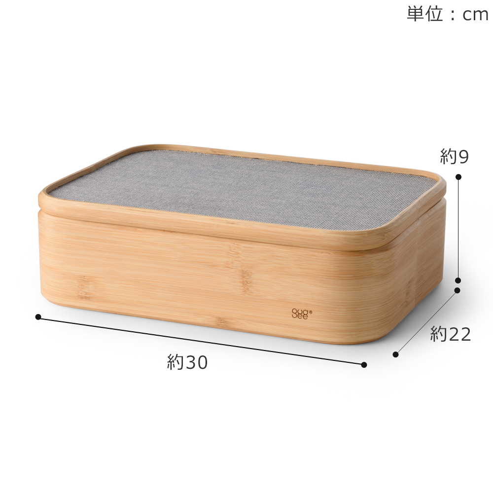 Gudee グディ シューケアボックス 靴磨き 道具 収納 馬毛ブラシ付き