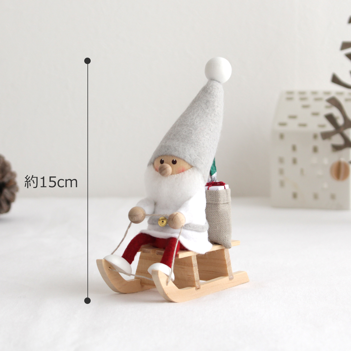 ノルディカニッセ そりに乗るサンタ サイレントナイトシリーズ NORDIKA