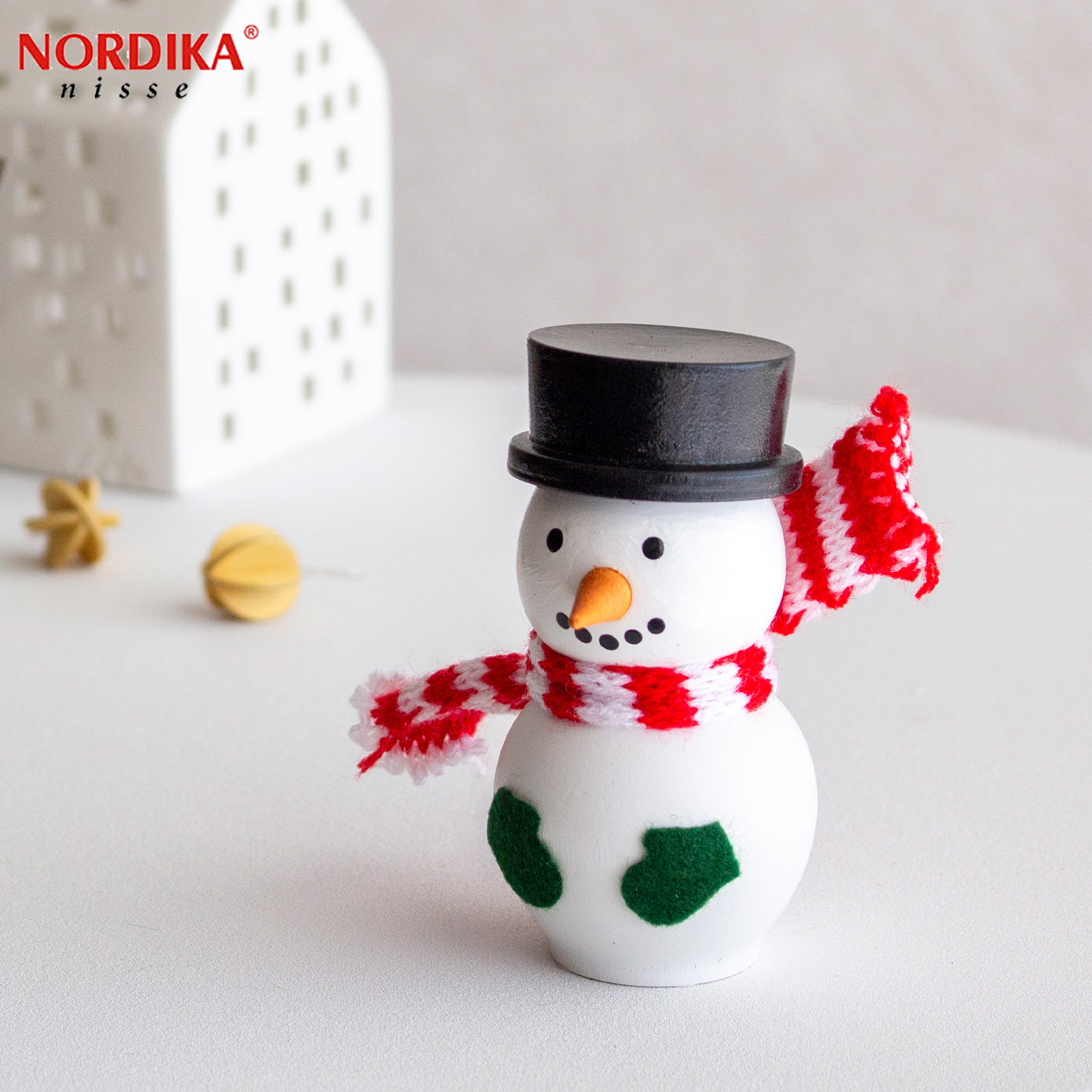 ノルディカニッセ 2025 新作 スノーマン ハット ミトン NORDIKA nisse