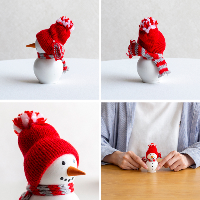 ノルディカニッセ 2025 新作 スノーマン ニット帽 雪だるま NORDIKA