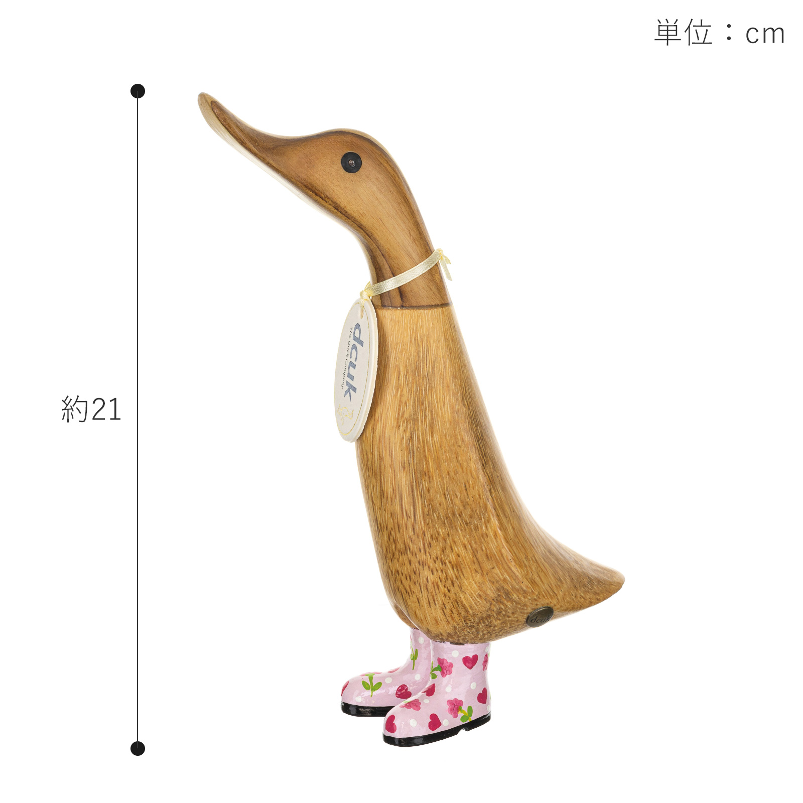 dcuk ダックリング Floral Welly Boots 木彫り 選べる 木目 1点もの