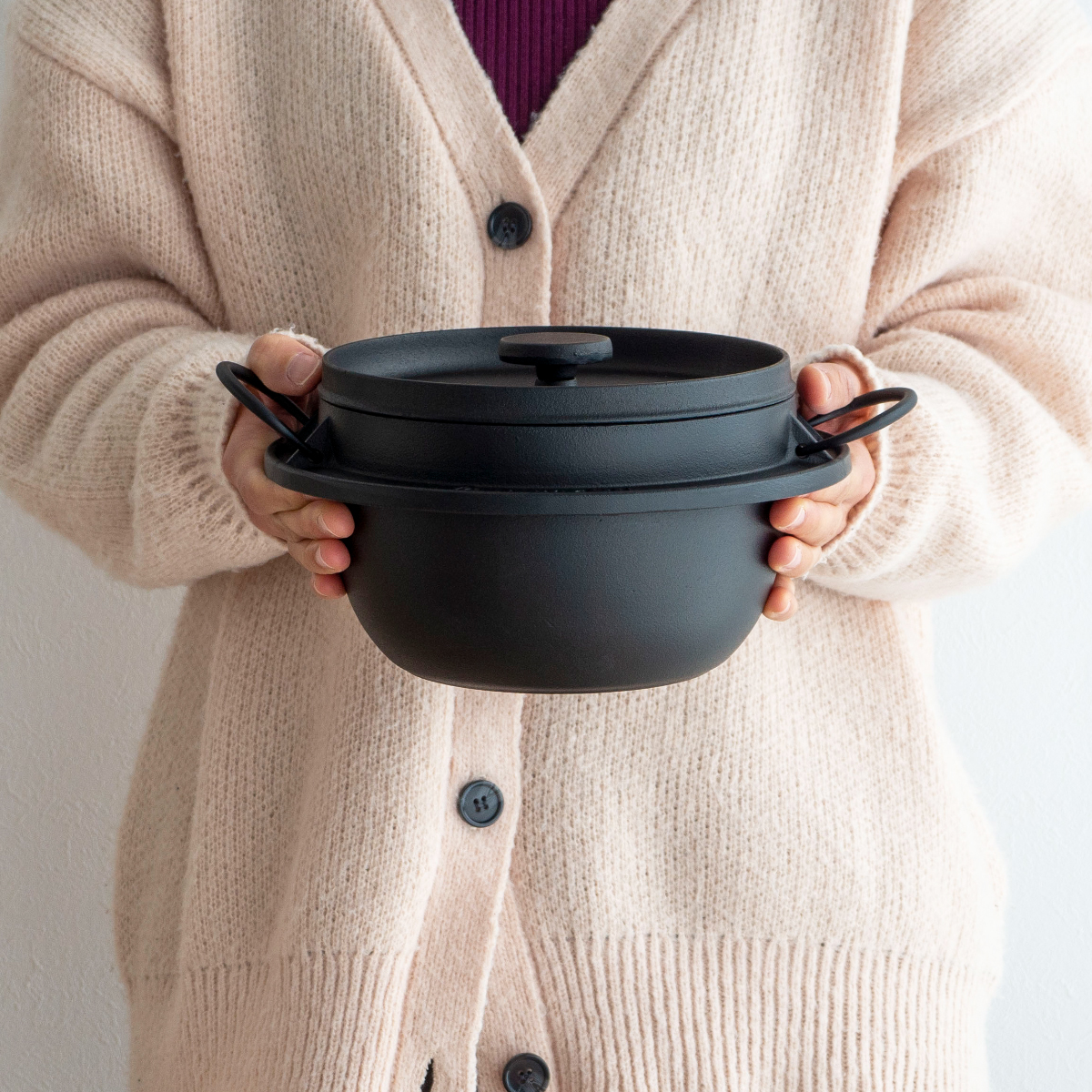 岩鋳 ごはん鍋 3合炊 南部鉄器 ご飯鍋 炊飯 鋳物 IH対応 直火 ガス