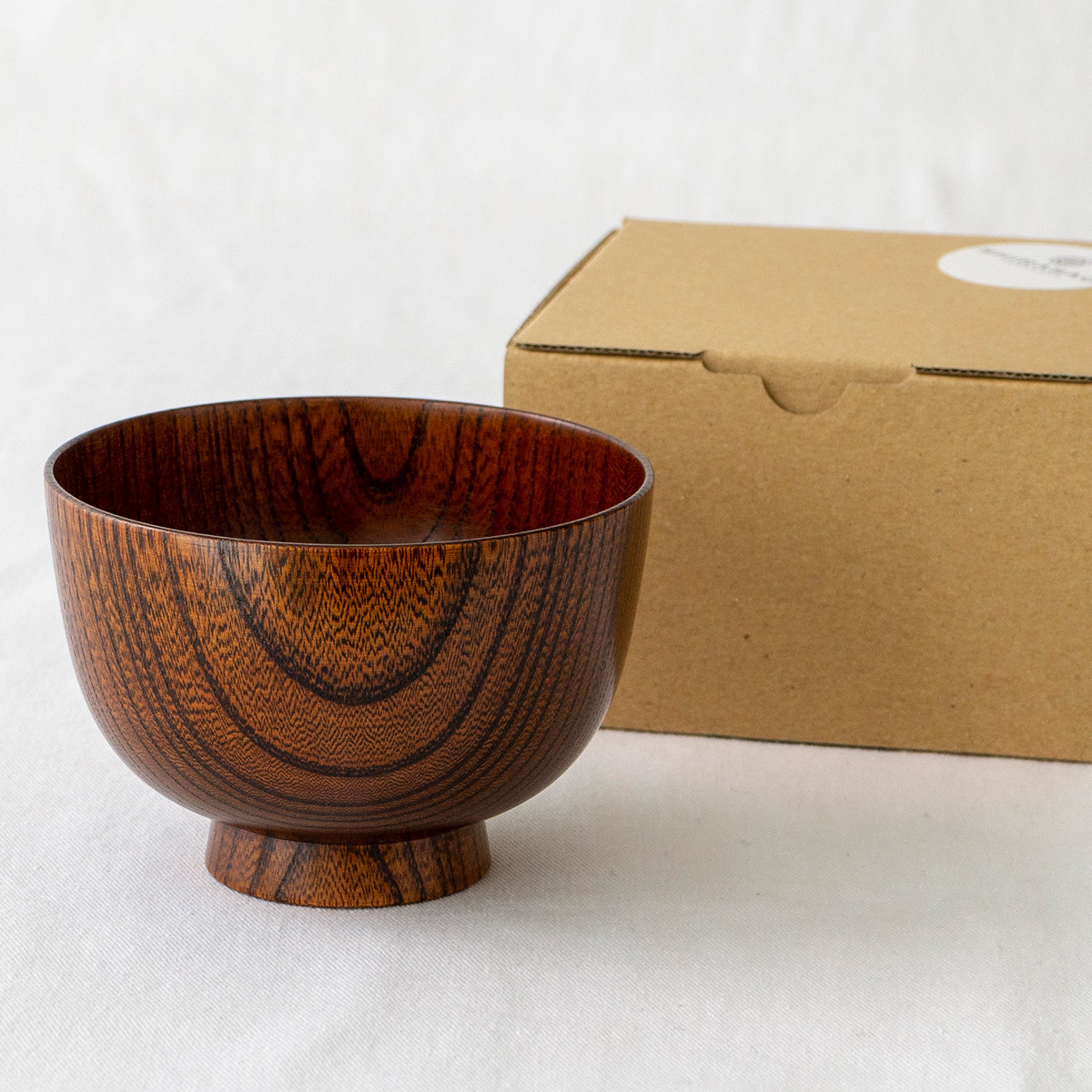 SHIRASAGI サブロク椀 お椀 木製 仙才 せんさい けやき 欅 漆黒 漆赤