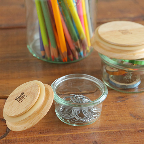 WECK フラット トップ 木のフタ L 蓋 WITH WECK FLAT TOP WOODEN LID