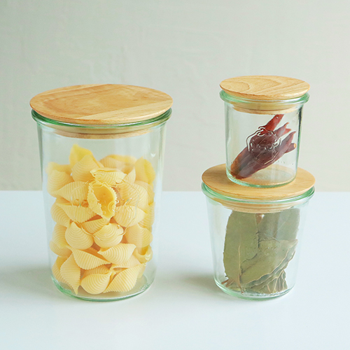 WECK フラット トップ 木のフタ S 蓋 WITH WECK FLAT TOP WOODEN LID