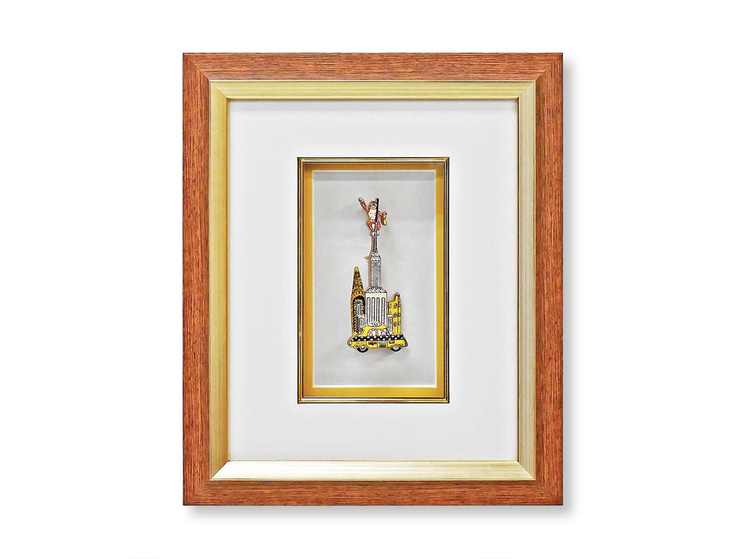 アートグッズ：キングコング3Dブローチ特装額｜チャールズ・ファジーノ