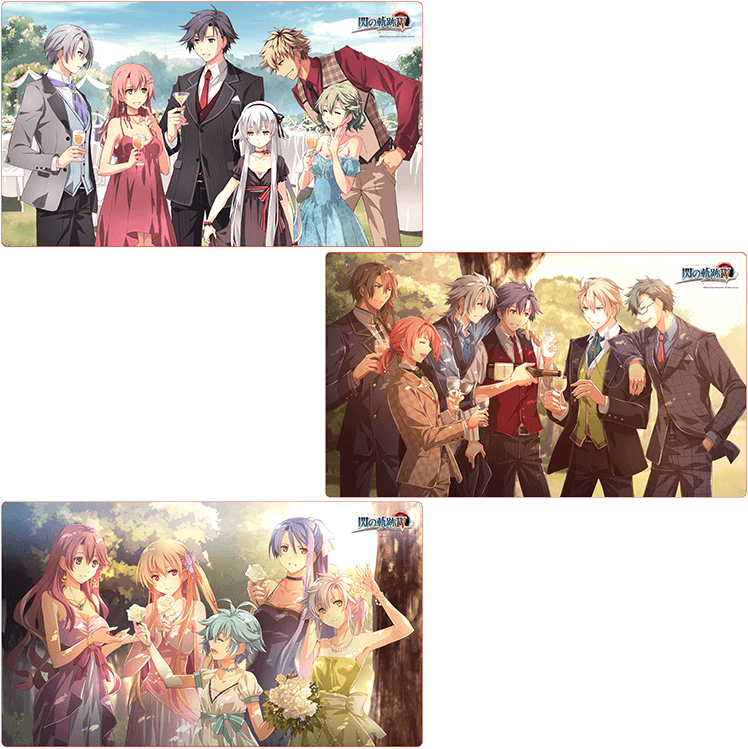 英雄伝説 閃の軌跡Ⅳ」ラバーマット第1弾（全3種） | 日本ファルコム