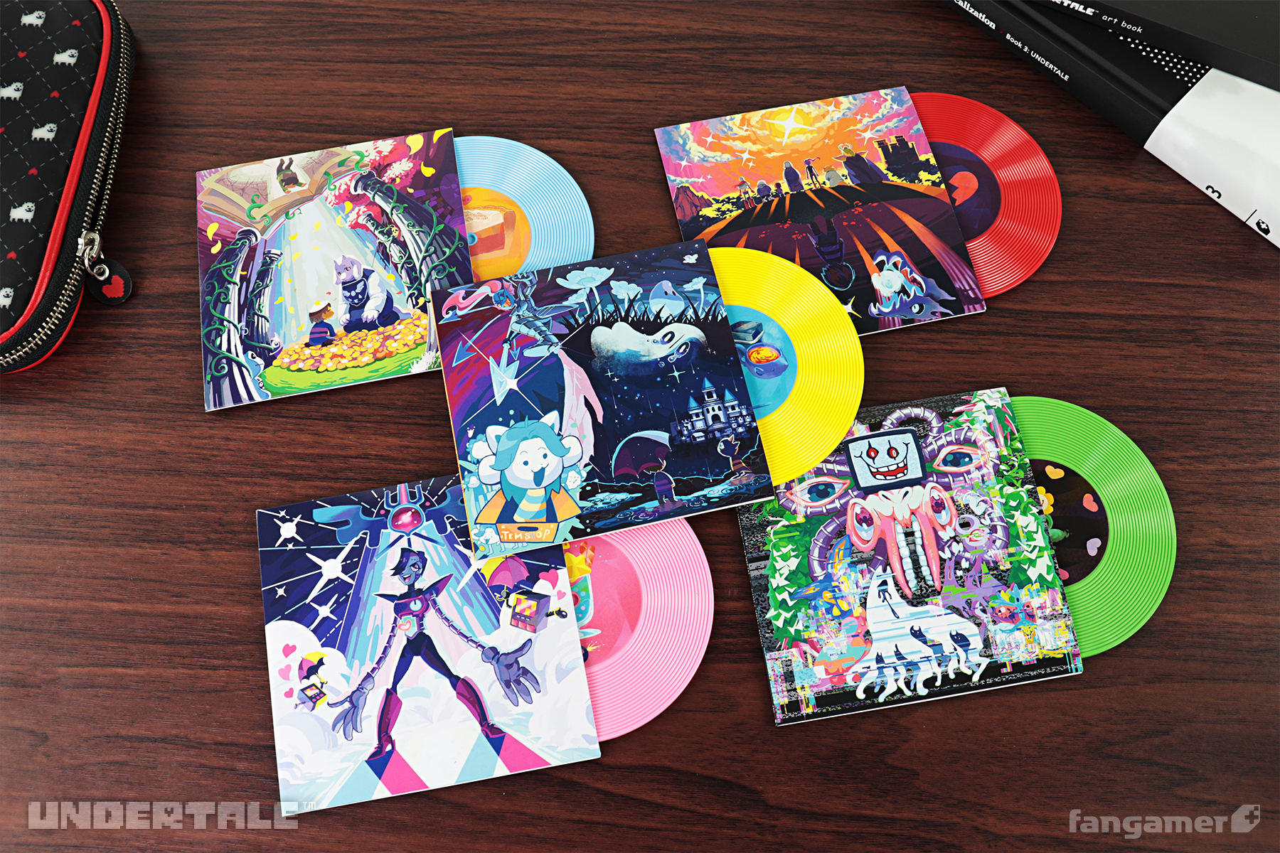 UNDERTALE」－ レコード型 コースターセット - Fangamer Japan