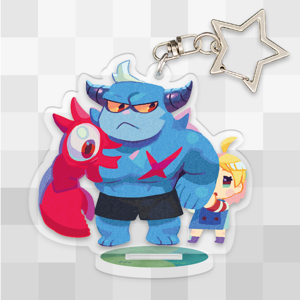 メグとばけもの」－ メグとロイ アクリルキーホルダー - Fangamer Japan