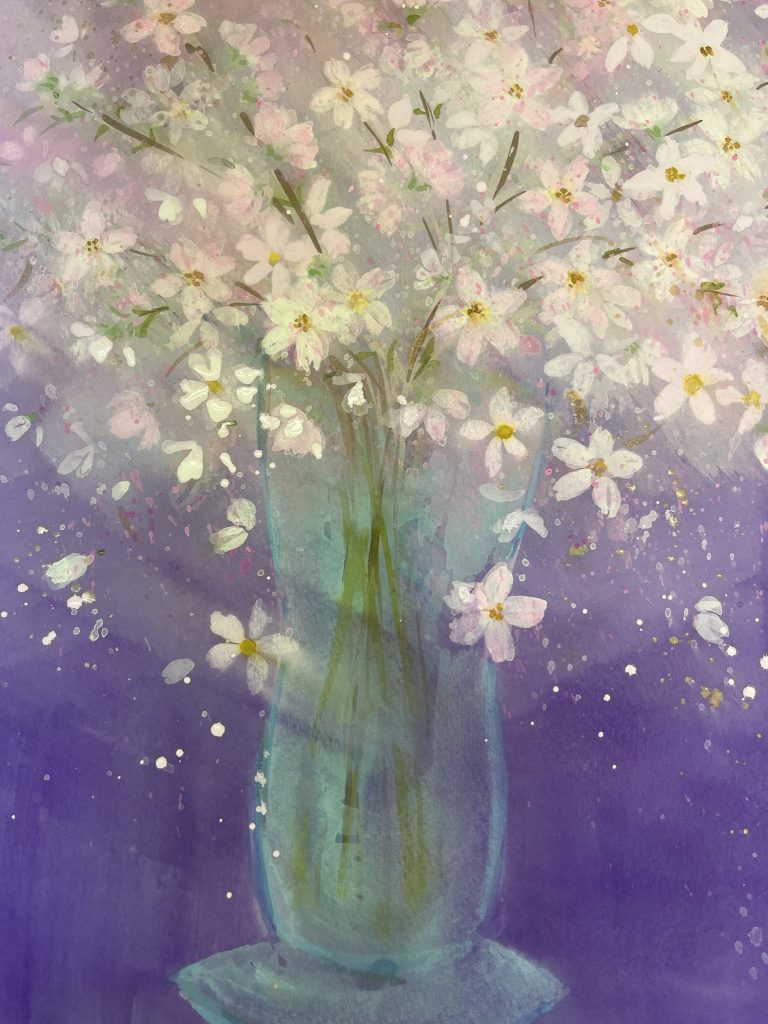 東京教室 | 堀井かずえ | 花の絵ファンタジック水彩画