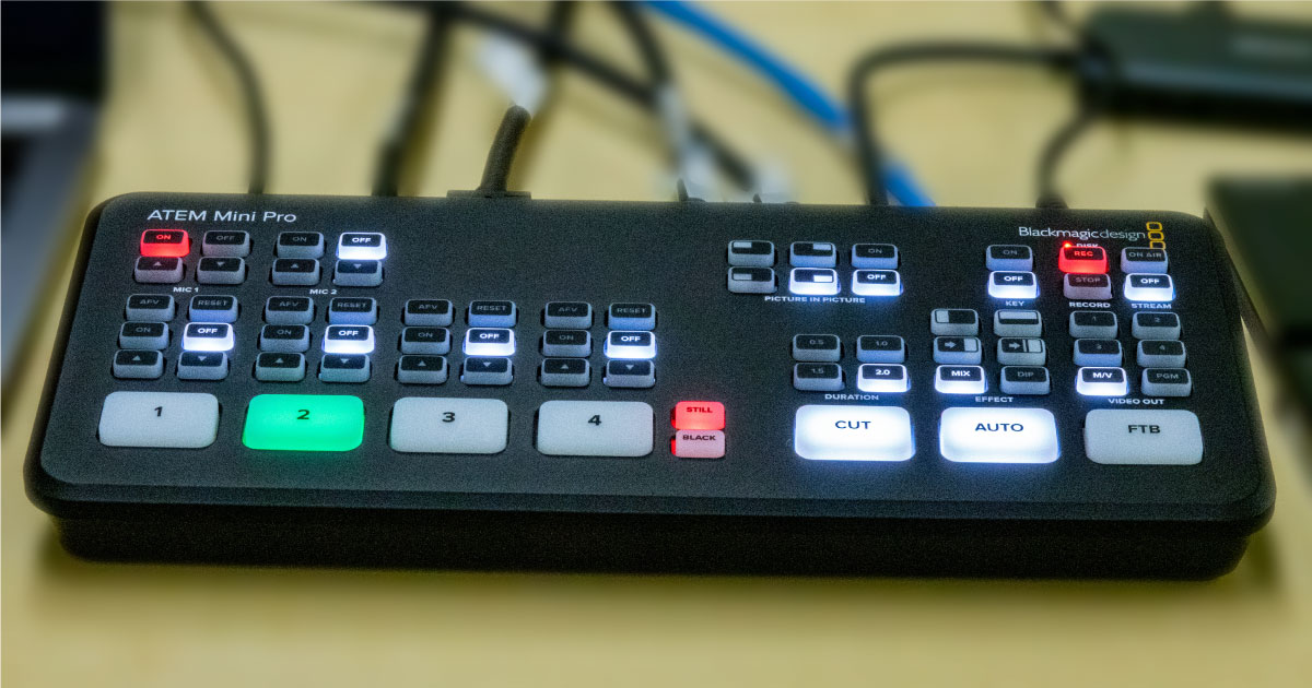 映像ミキサー ATEM Mini Pro は Simple is best. - ファーエンド