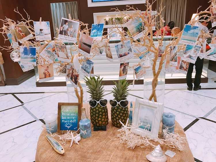 海風香るコットンハーバークラブ☆南国調のウェルカムスペースをご紹介