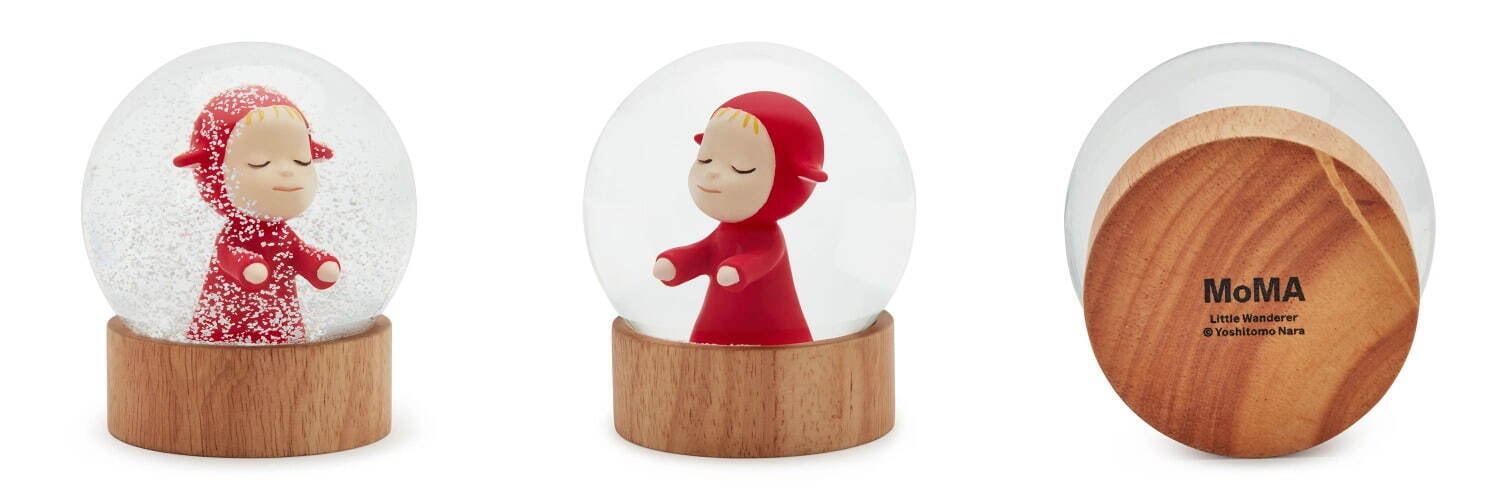奈良美智「Little Wanderer」のスノードームがMoMAデザインストアで