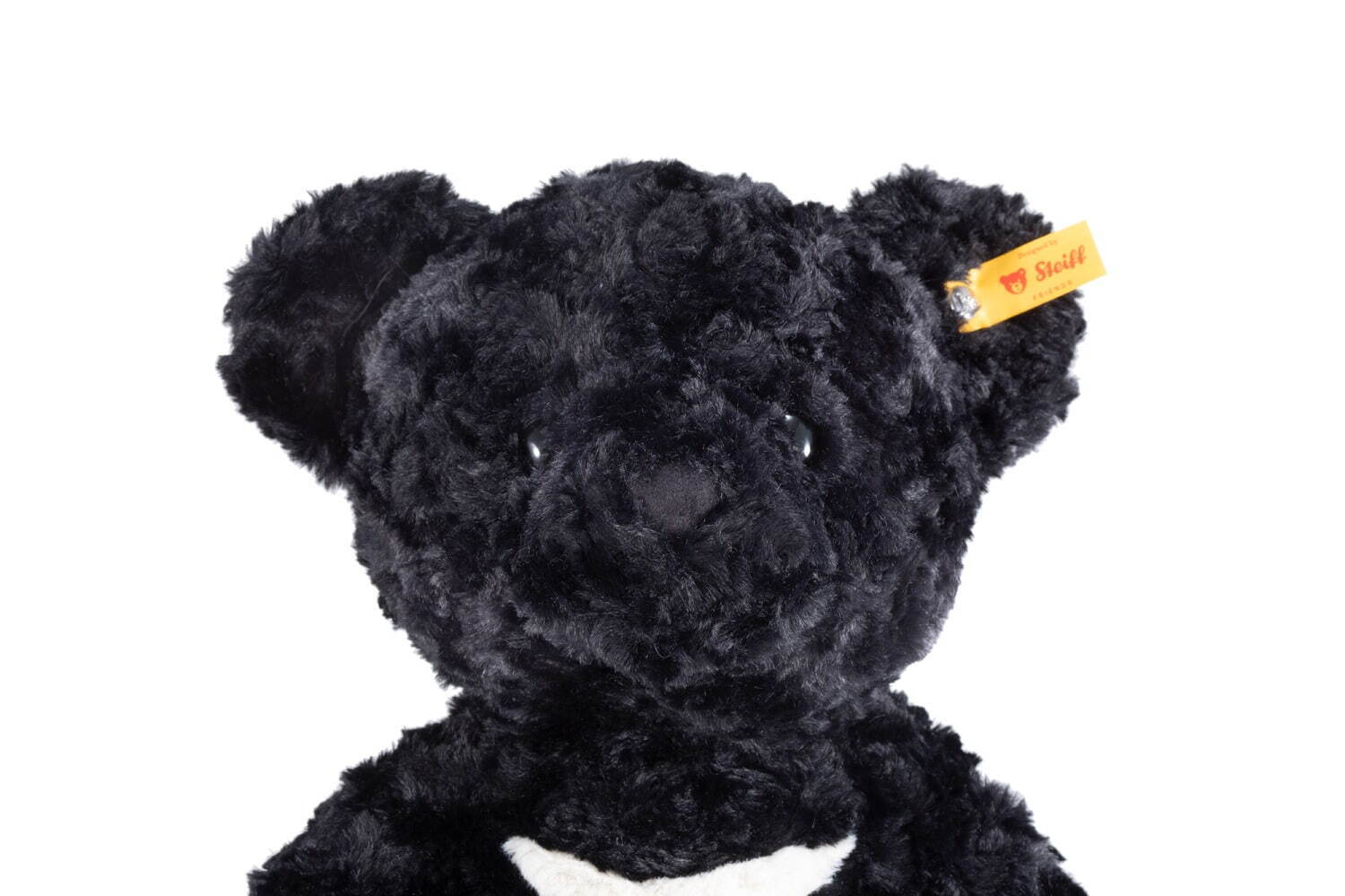 シュタイフ×フラグメント全長38cmぬいぐるみ、真っ黒なツキノワグマが