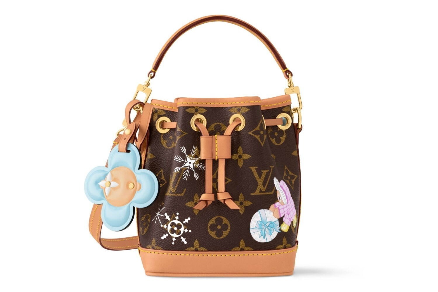 ルイ・ヴィトン24年クリスマス、ミニサイズのバッグや財布にマスコット