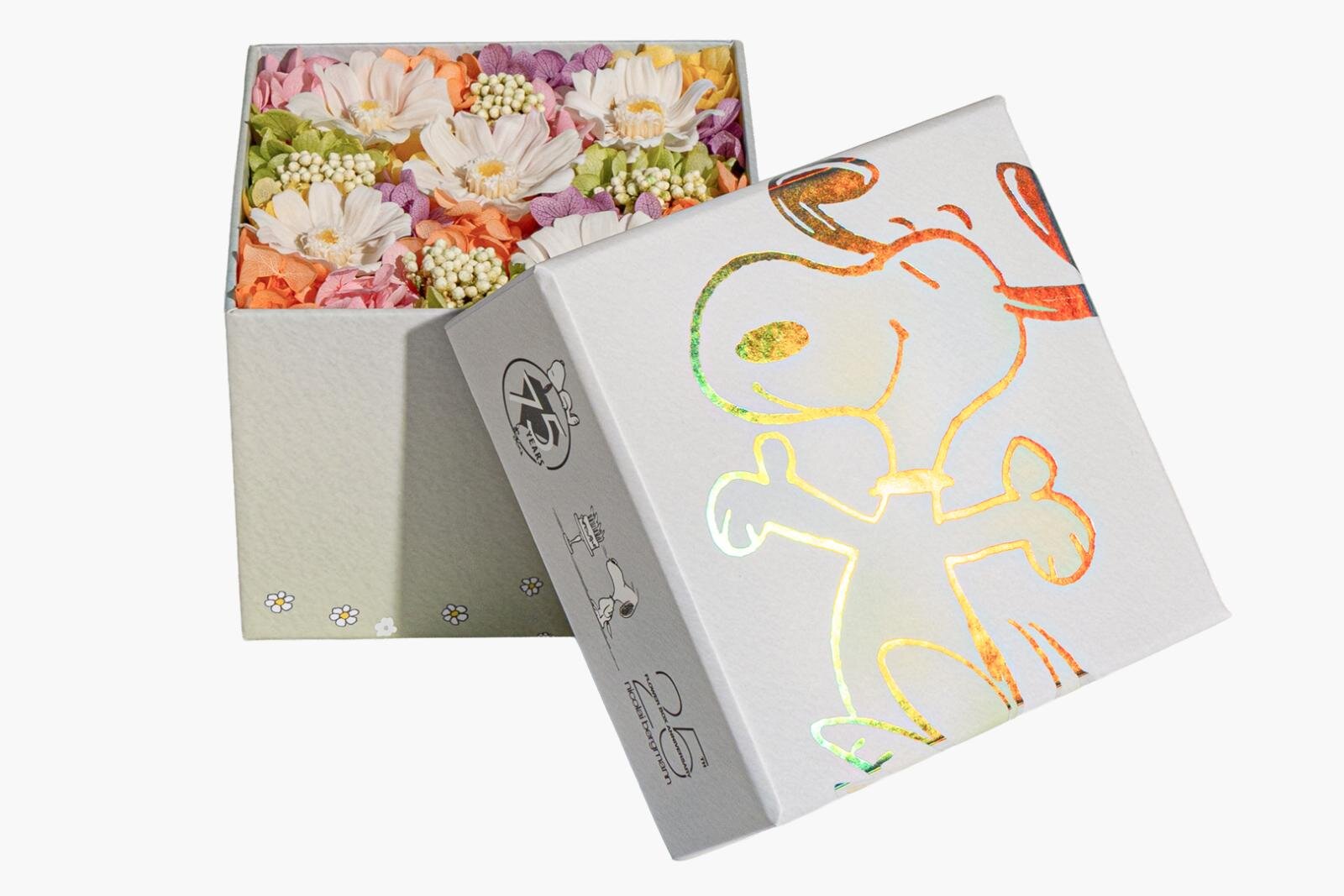 ニコライ バーグマン×「ピーナッツ」“スヌーピー”のフラワーボックス