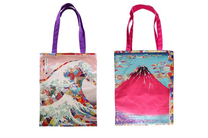 銀座蔦屋書店で「ネオ北斎」、浮世絵『富嶽三十六景』をサイケデリック