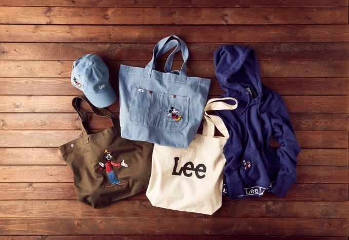 ディズニーストアとLeeの共同企画商品、ミッキーマウスを描いた