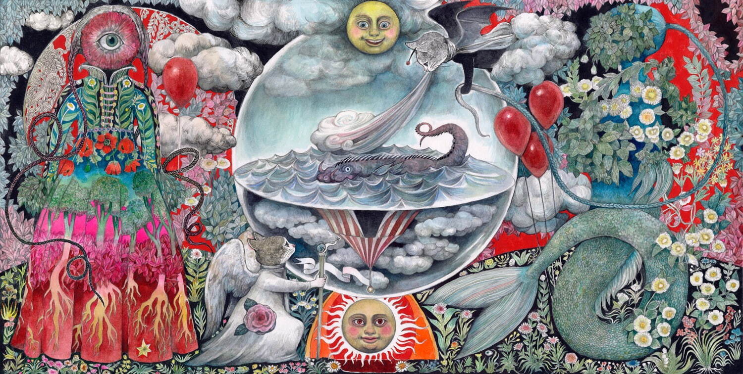 展覧会「ヒグチユウコ展 CIRCUS FINAL END」六本木で、サーカス作品