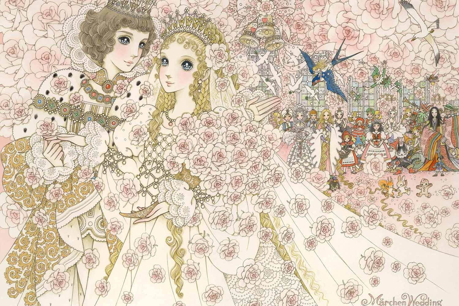 少女画家・高橋真琴の展覧会『百花繚乱』展が日本橋三越本店で、過去