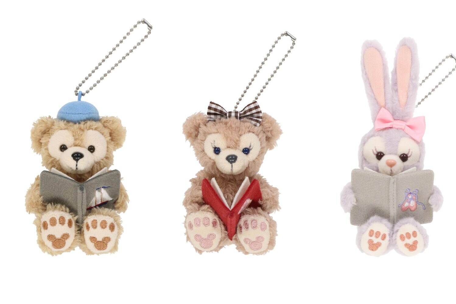 ダッフィー＆フレンズ“絵本”テーマの新グッズ、読書姿のマスコット