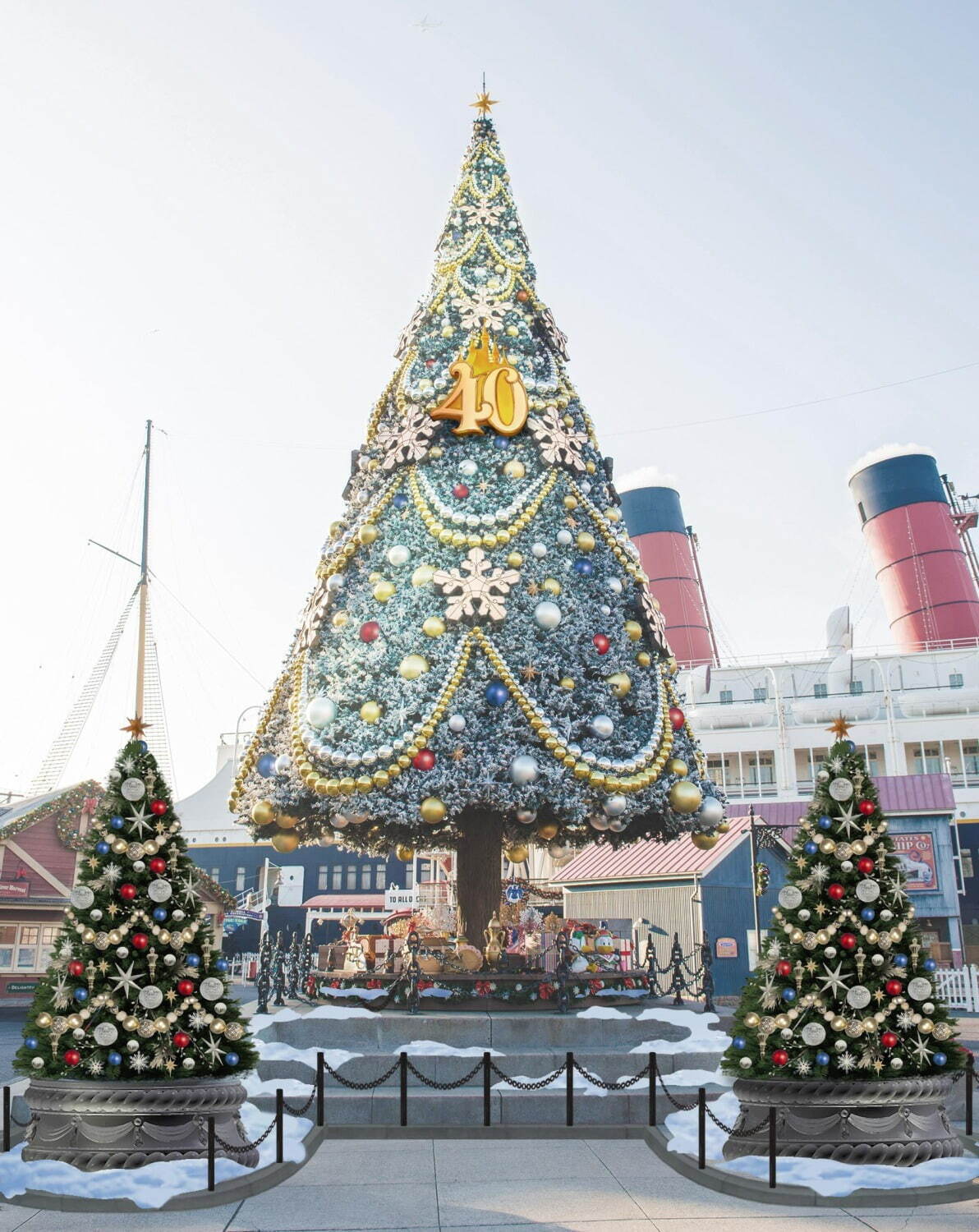 東京ディズニーランド＆東京ディズニーシーのクリスマスイベント、高さ