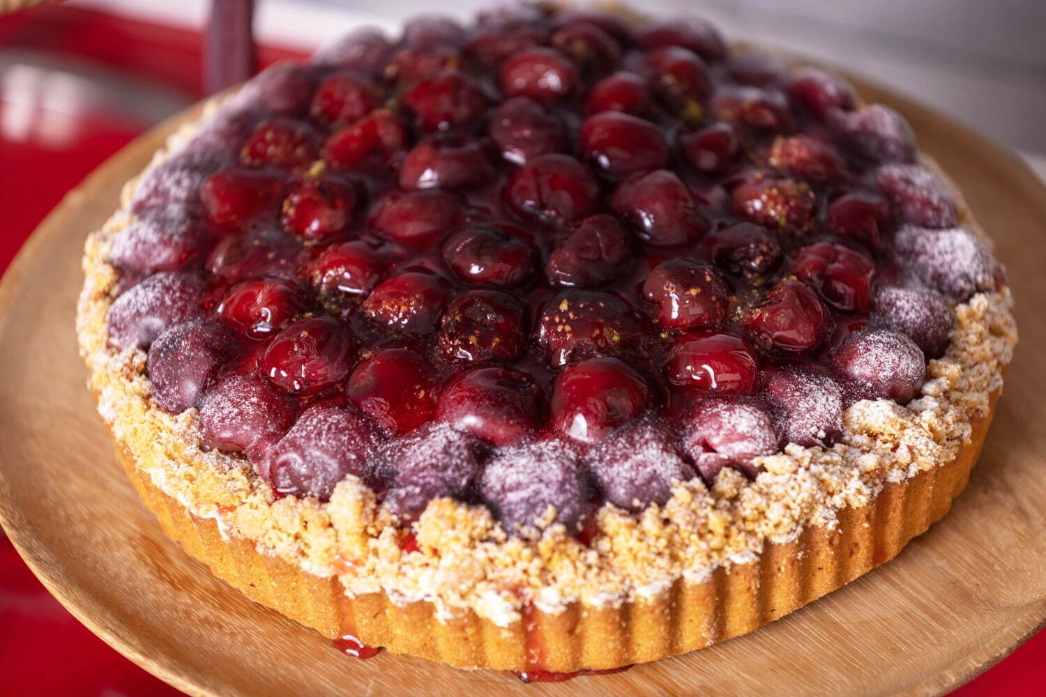 コンラッド大阪のチェリースイーツビュッフェ、“チェリー×チョコ”の