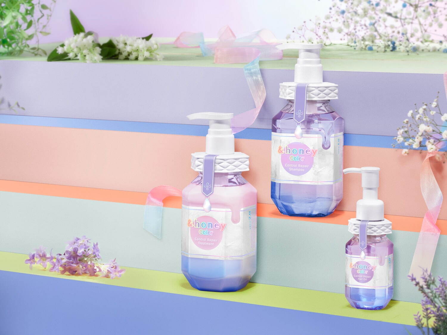 カラーケアの新シリーズ「アンドハニー カラー」誕生、染めたての髪色