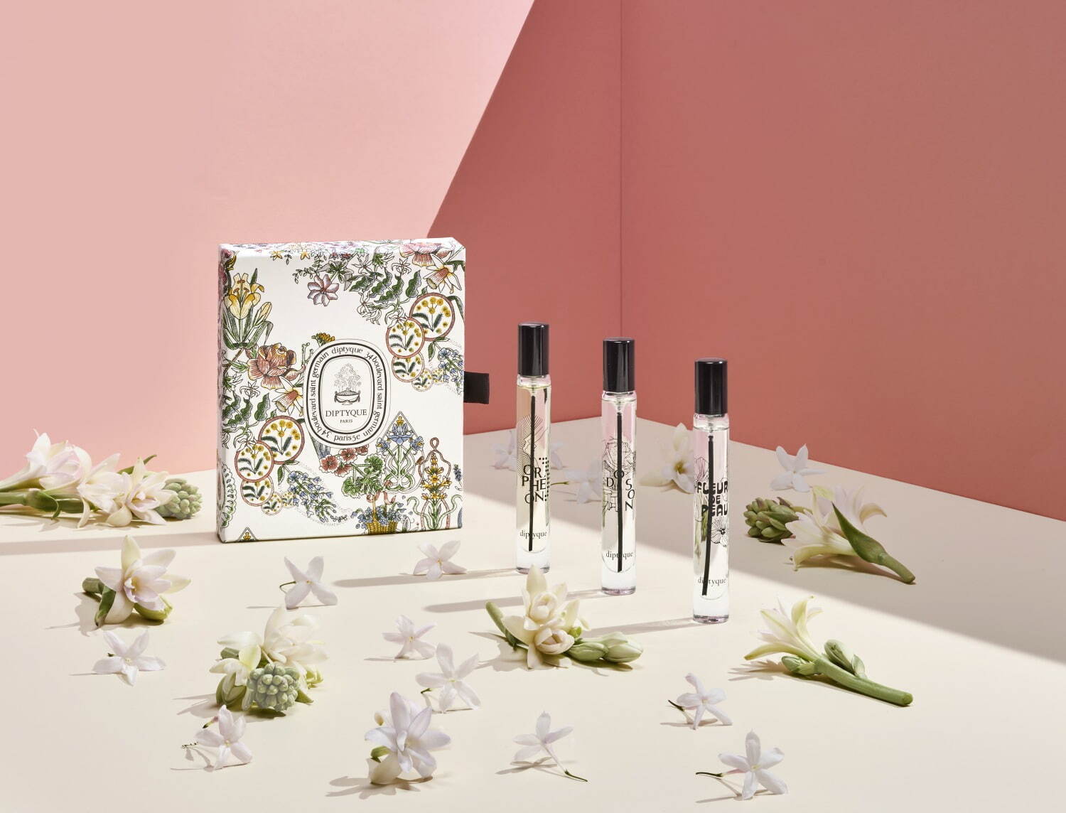 ディプティックの限定ミニ香水セット、「ド ソン」「オルフェオン