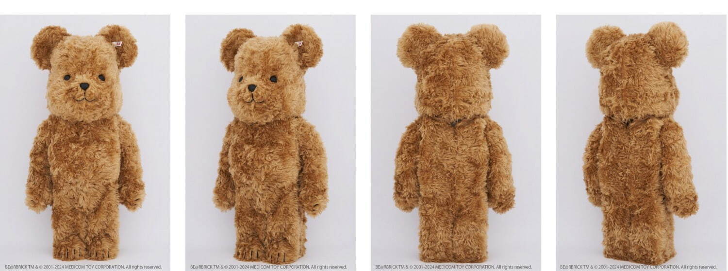 シュタイフ×メディコム・トイの“テディベア”ベアブリック、最高級