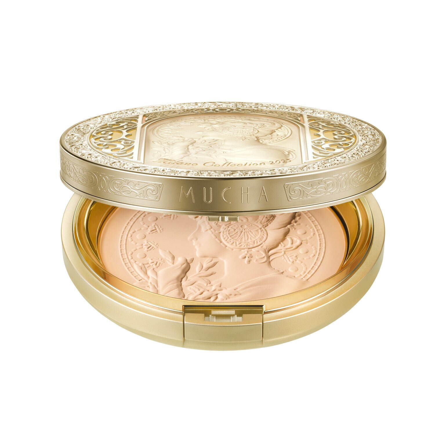 ミラノコレクション“1年に1度”のフェースパウダー、「ミュシャ」の人気