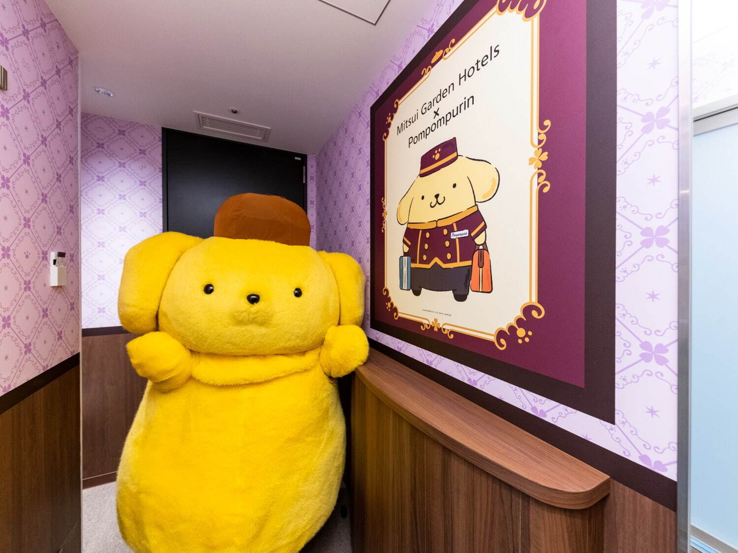 ポムポムプリン」コラボルームが三井ガーデンホテル銀座五丁目＆札幌