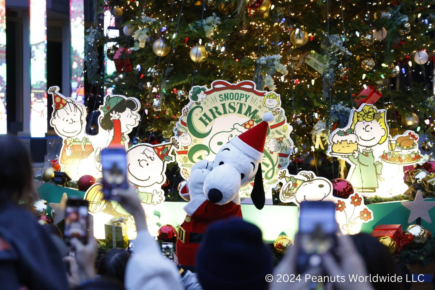 グランベリーパークでスヌーピーのクリスマスイベント2024「ピーナッツ