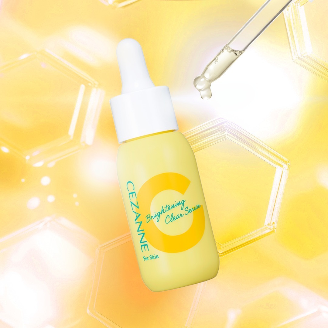 セザンヌ25年春スキンケア、“ビタミンC配合”薬用美容液で美白ケア