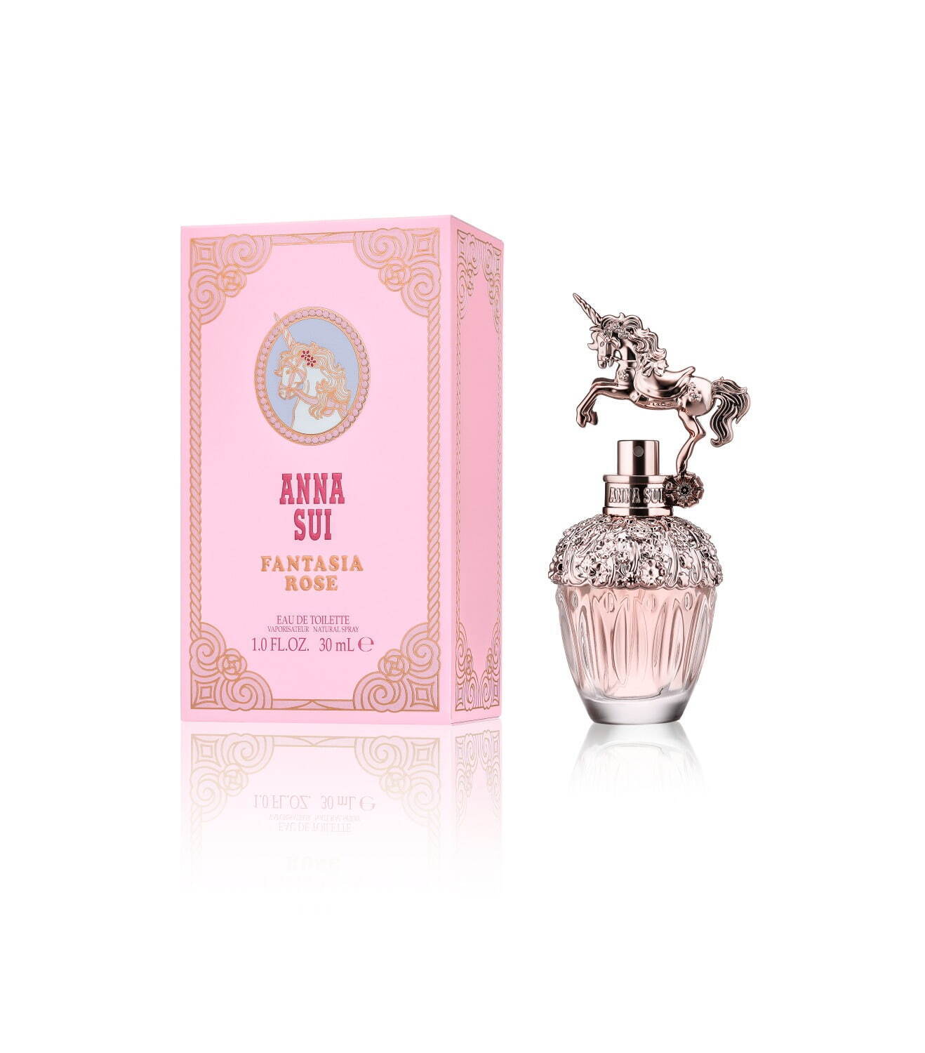 アナ スイ「ユニコーンボトル」の24年冬フレグランス、“ローズ”着想の