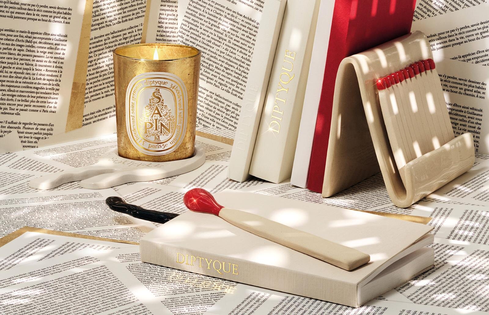 ディプティック2025年クリスマスコフレ第4弾“マッチ棒”風インテリア