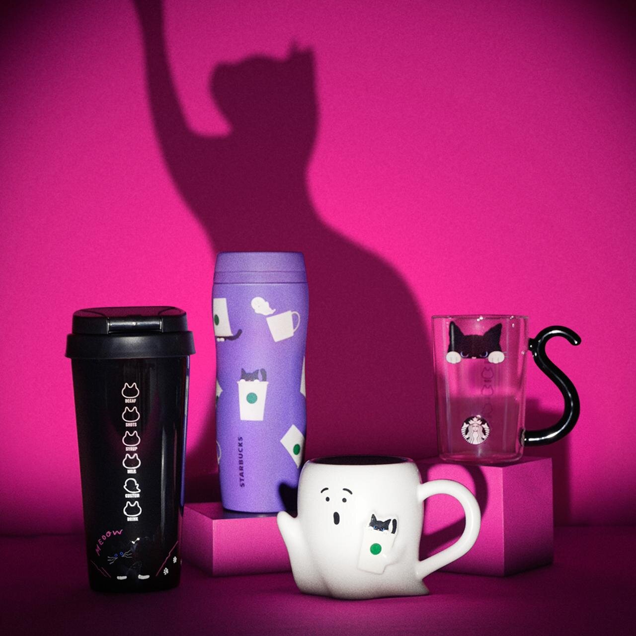 スターバックス「いたずら黒猫」主役の25年ハロウィングッズ、黒猫