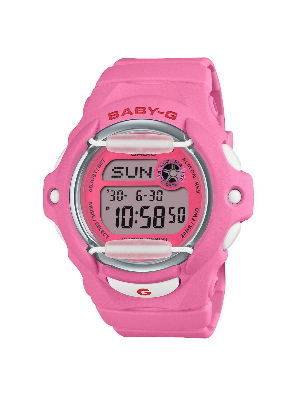 BABY-G“チェリー”が浮かぶ新作腕時計、鮮やかピンク＆イエローケースで