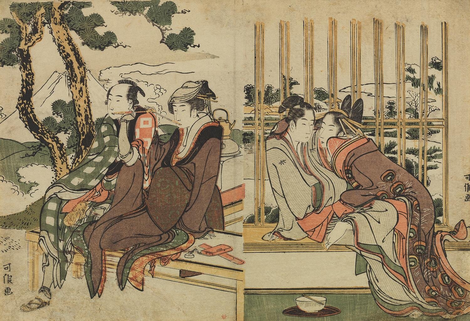 北斎でひもとく！浮世絵版画大百科」東京・すみだ北斎美術館で、色付け