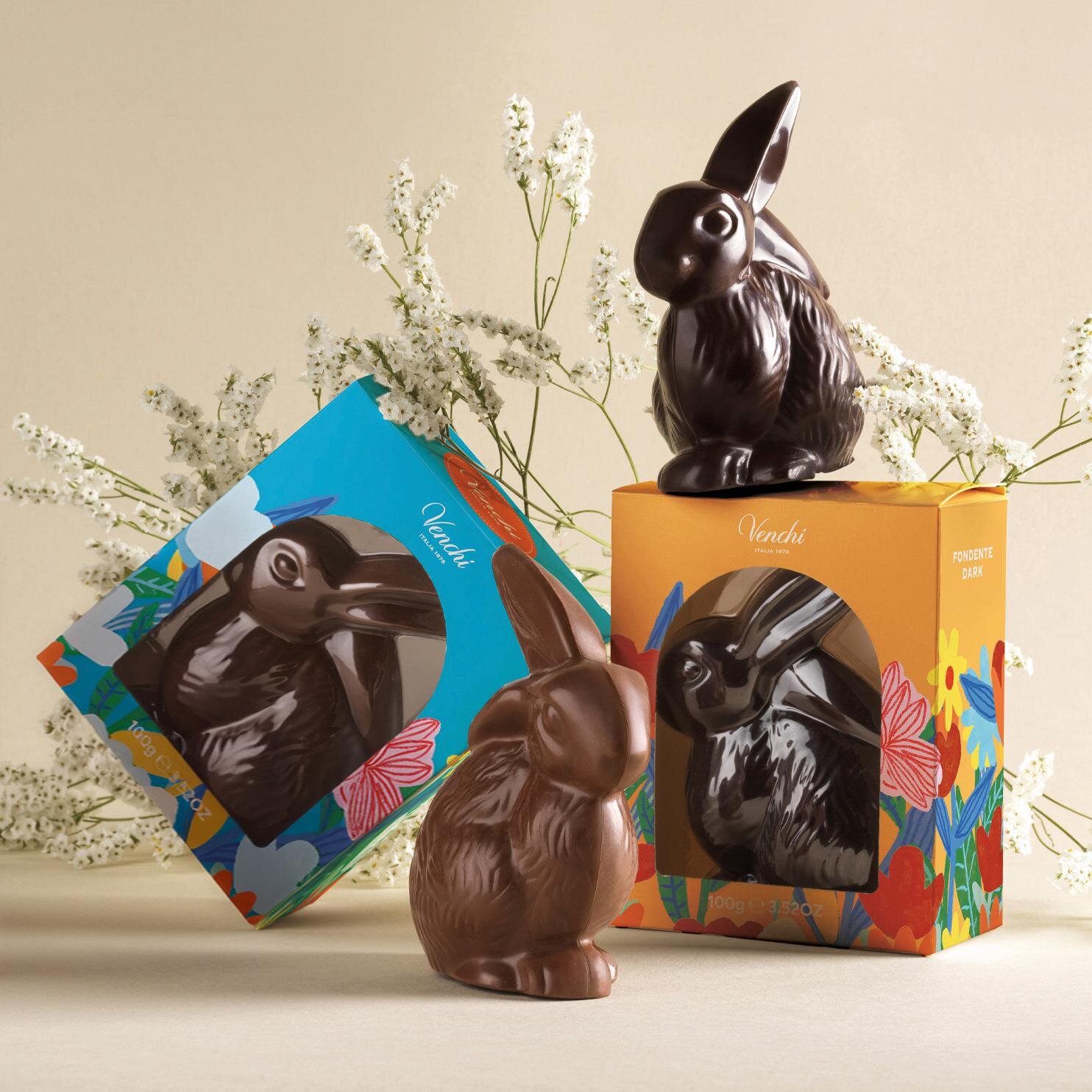 ヴェンキ2026年ホワイトデー”ミニ卵型”チョコの「フラワー缶」うさぎの