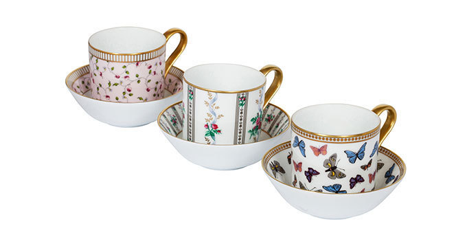 ラデュレ、花と蝶に彩られたティーセットコレクション発売