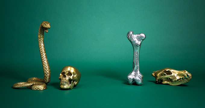 DIESEL スネーク オブジェ 置物 ゴールド インテリア 蛇 DIESEL