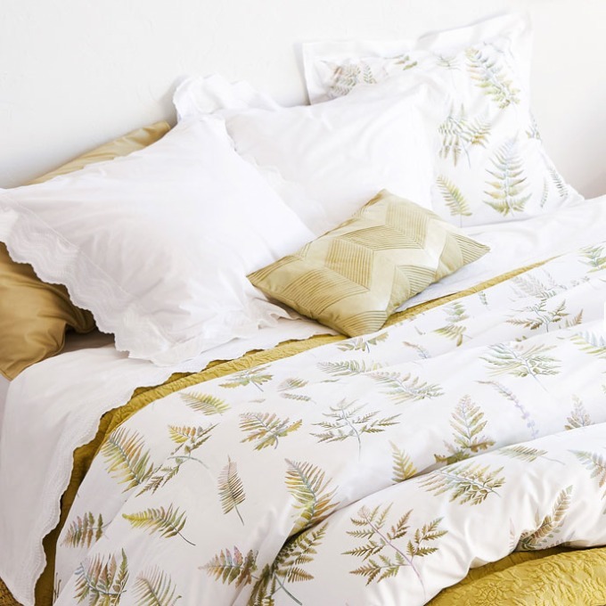 ZARA HOME18春夏新作ベッド＆クッションカバー、トンボやイチョウを