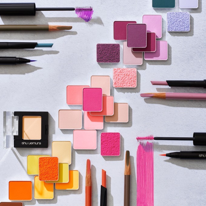 シュウ ウエムラ「夏映えアイメイク」眉＆まつ毛OKなカラーマスカラ