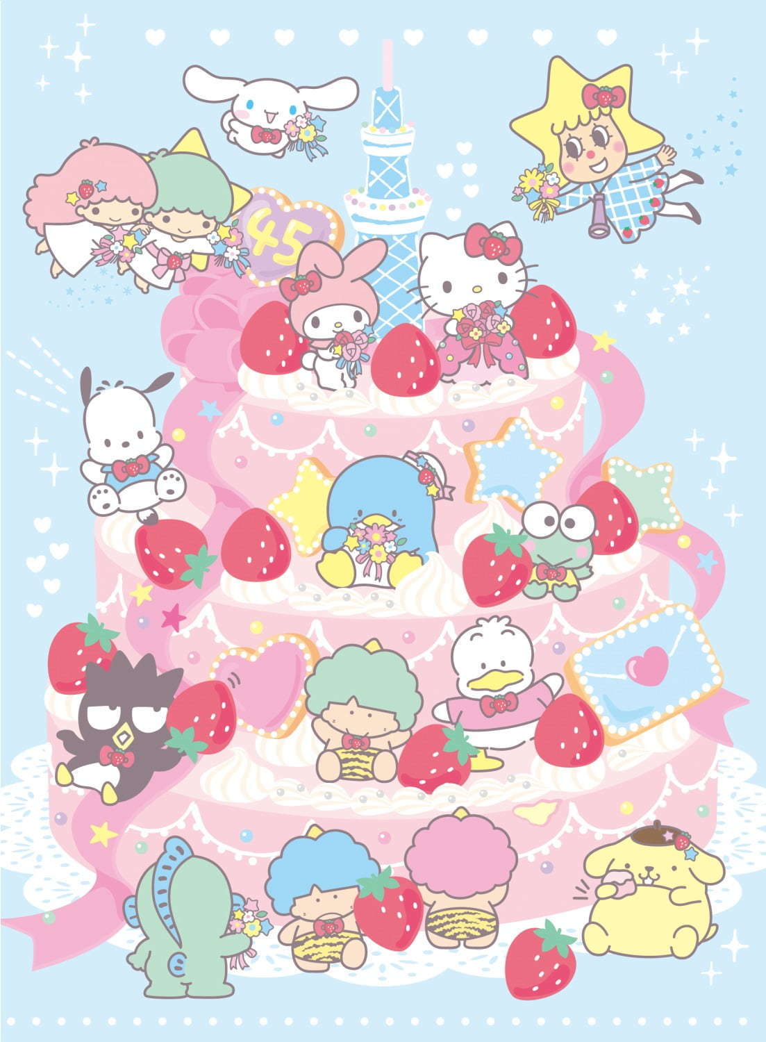 サンリオのハローキティと東京スカイツリー、地上450mでコラボメニュー