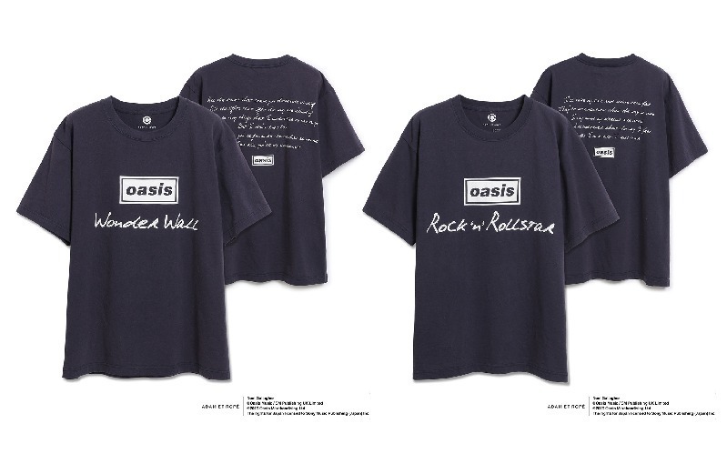 アダム エ ロペ×オアシス別注Tシャツ新作、公式で