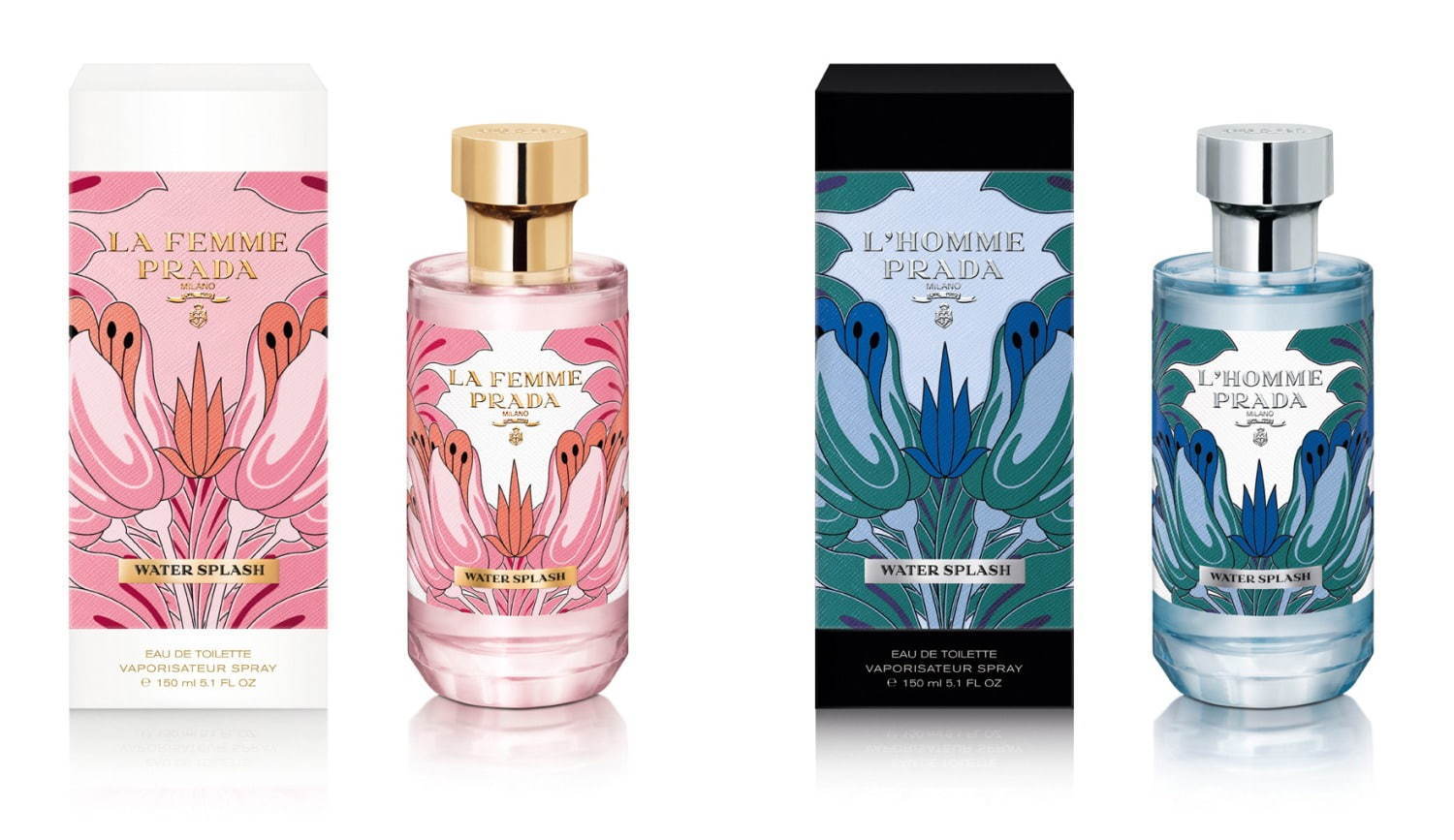 プラダ“トロピカルな楽園”着想のフレグランス「ウォータースプラッシュ